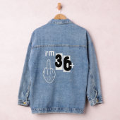 1985s Verjaardag 37 jaar Top Denim Jacket (Hangar)