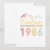  1986 35e verjaardag van de teruggave van 35 jaar kaart (Voorkant / Achterkant)