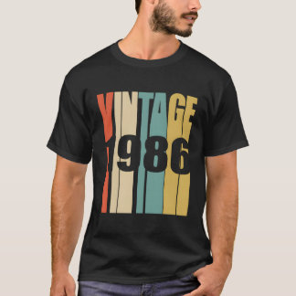 1986 37 jaar oud bday 1986 37th t-shirt