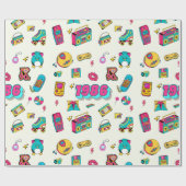 1986 40e verjaardag inpakpapier (Vlak)