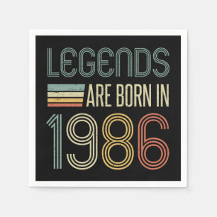 1986 40e verjaardag Legenden Servet