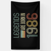 1986 40e verjaardag Legenden Spandoek (Verticaal)