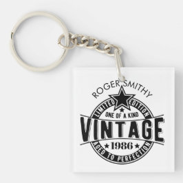 1986 40e verjaardag Vintage perfect gerijpt Sleutelhanger