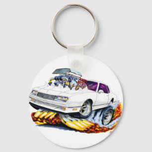 1986-88 Monte Carlo White Car Sleutelhanger