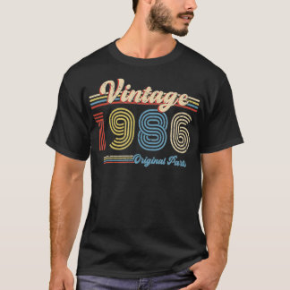 1986 Birthday Gift Retro Birthday 1986 Ori T-shirt