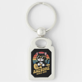 1986 Birthday Retro Cat Lover Ukulele 40th Bday Sleutelhanger