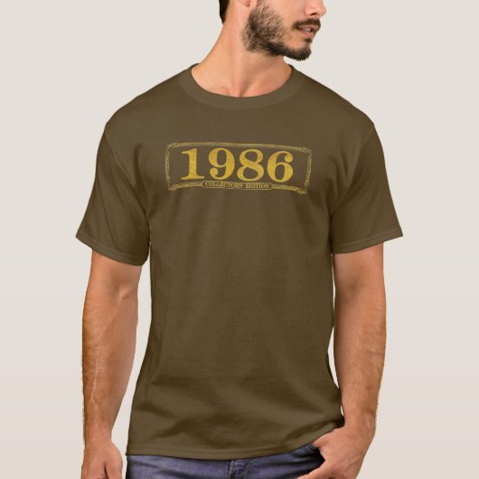 1986 Collectors Edition Brown T-Shirt (Voorkant)
