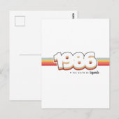 1986 De geboorte van legendes Briefkaart (Voorkant / Achterkant)
