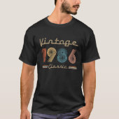 1986  Klassieke Retro Birthday Gift T-shirt (Voorkant)