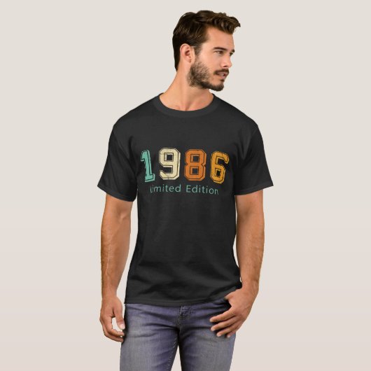 1986 Limited Edition  T-shirt (Voorkant volledig)