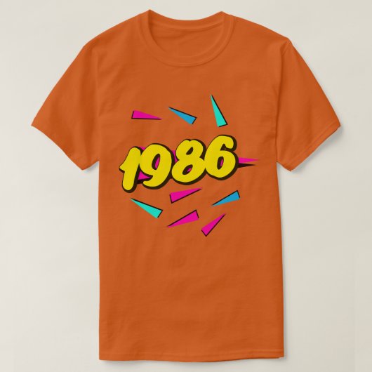 1986 T-SHIRT (Design voorkant)