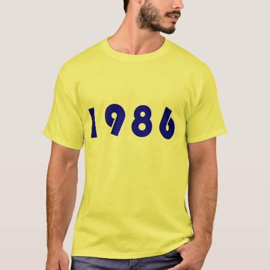 1986 T-Shirt (Voorkant)