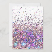 1986 Trendy Glitter Disco 40th Birthday Kaart (Achterkant)