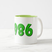 1986 TWEEKLEURIGE KOFFIEMOK (Voorkant rechts)