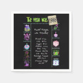 1986 Verjaardag Servet (Voorkant)