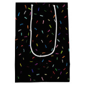 1987 Birthday Trivia Fact Medium Gift Bag Medium Cadeauzakje (Achterkant)