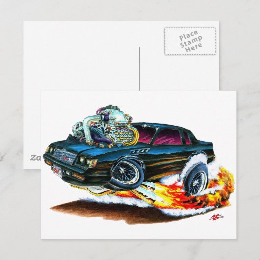 1987 Buick GNX Briefkaart (Voorkant / Achterkant)