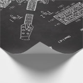 1987 Elektrische gitaarmuziek met een multifunctio Cadeaupapier (Hoek)