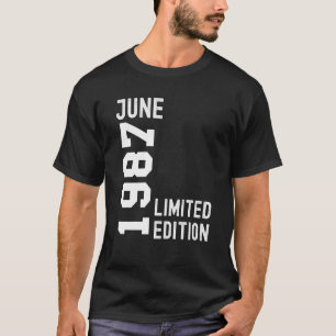 1987 June Happy Birthday Party T-shirt