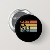 1987 Limited Edition Ronde Button 5,7 Cm (Voorkant /achterkant)