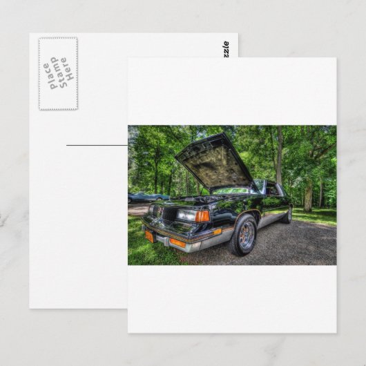 1987 Olds 442 Briefkaart (Voorkant / Achterkant)