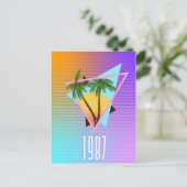 1987 Paradise-logo Briefkaart (Staand voorkant)