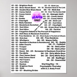 1987 - ROCK'N'ROLL HEAVEN (DEEL 1) POSTER