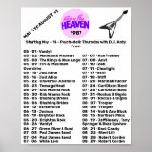 1987 - ROCK'N'ROLL HEAVEN (DEEL 2) POSTER (Voorkant)