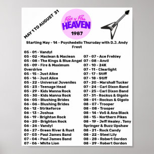 1987 - ROCK'N'ROLL HEAVEN (DEEL 2) POSTER