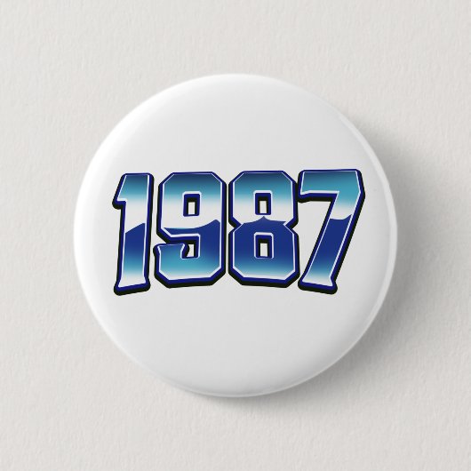 1987 RONDE BUTTON 5,7 CM (Voorkant)