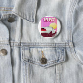 1987 sportwagenposter ronde button 5,7 cm (In situ)