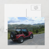 1987 Suzuki Samurai Briefkaart (Voorkant / Achterkant)