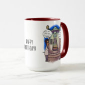 1987 Terug in de tijd Mok (Voorkant rechts)