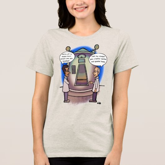 1987 Terug in de tijd Tri-Blend Shirt (Voorkant)