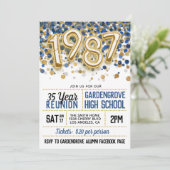 1987 Uitnodiging tot hereniging van het High Schoo (Staand voorkant)