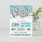 1987 Uitnodiging tot hereniging van het High Schoo (Staand voorkant)