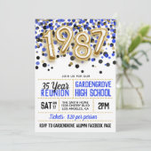 1987 Uitnodiging tot hereniging van het High Schoo (Staand voorkant)