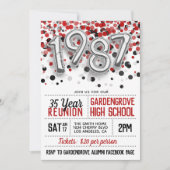 1987 Uitnodiging tot hereniging van het High Schoo (Voorkant)