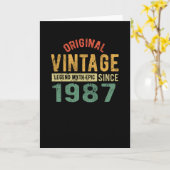 1987  verjaardag kaart (Gele Bloem)