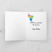 1987 Verjaardag Leuk Trivia Feiten Kaart (Binnen)