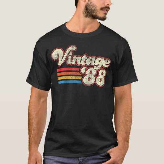 1988 34 Verjaardag T-shirt (Voorkant)
