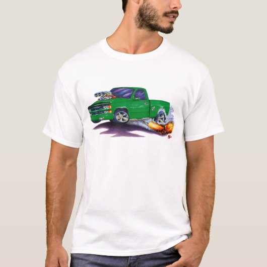 1988-98 Silverado Green Truck T-shirt (Voorkant)