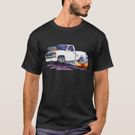 1988-98 Silverado WhiteTruck T-shirt (Voorkant)
