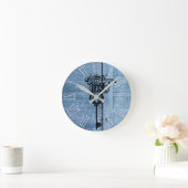 1988  acrylwandklok ronde klok (Huis)