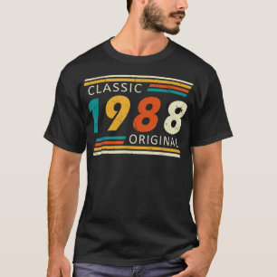 1988 Birthday Year Classic Original Retro  T-shirt