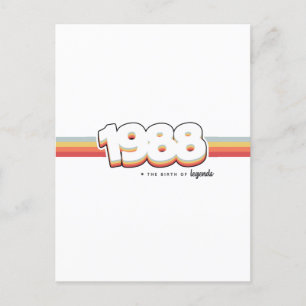 1988 De geboorte van legendes Briefkaart