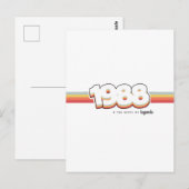 1988 De geboorte van legendes Briefkaart (Voorkant / Achterkant)
