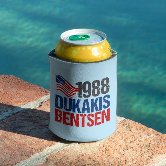 1988 Dukakis Bentsen: Grappige retro-verkiezingen Blikjeskoeler (Insitu Zwembad)