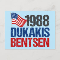 1988 Dukakis Bentsen: Grappige retro-verkiezingen