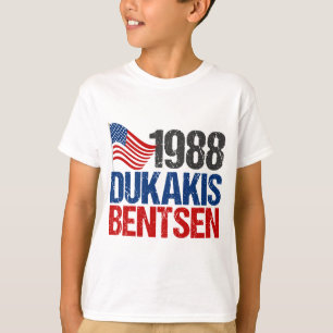 1988 Dukakis Bentsen  Verkiezingen Kinder T-shirt